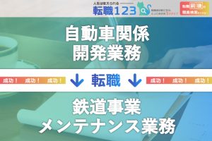 鉄道事業のメンテナンス業務へ転職